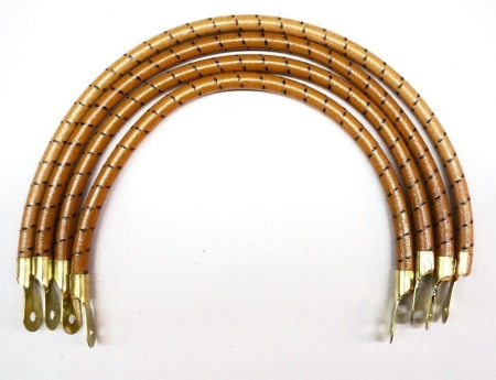 Fordson F Spark Plug Wire Set (1917-1926 with Buzz Coils)