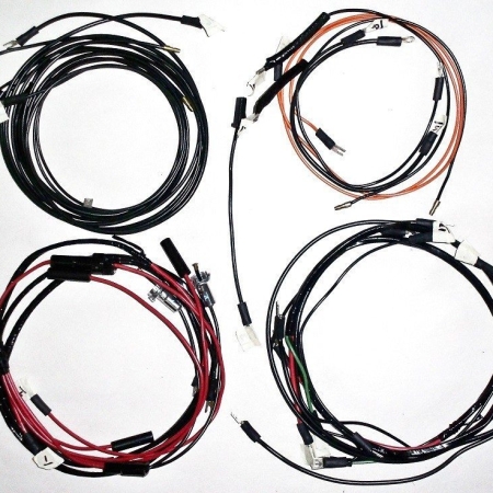 Case 200, 300, 350, 400 Series Gas Tractors Wire Harness (With Cluster Gauges & Generator)