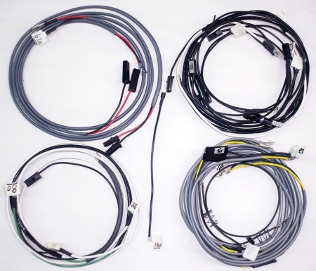 John Deere 630 LP Gas Complete Wire Harness (Modified For A 1 Wire Alternator & Flat Fender Lighting)