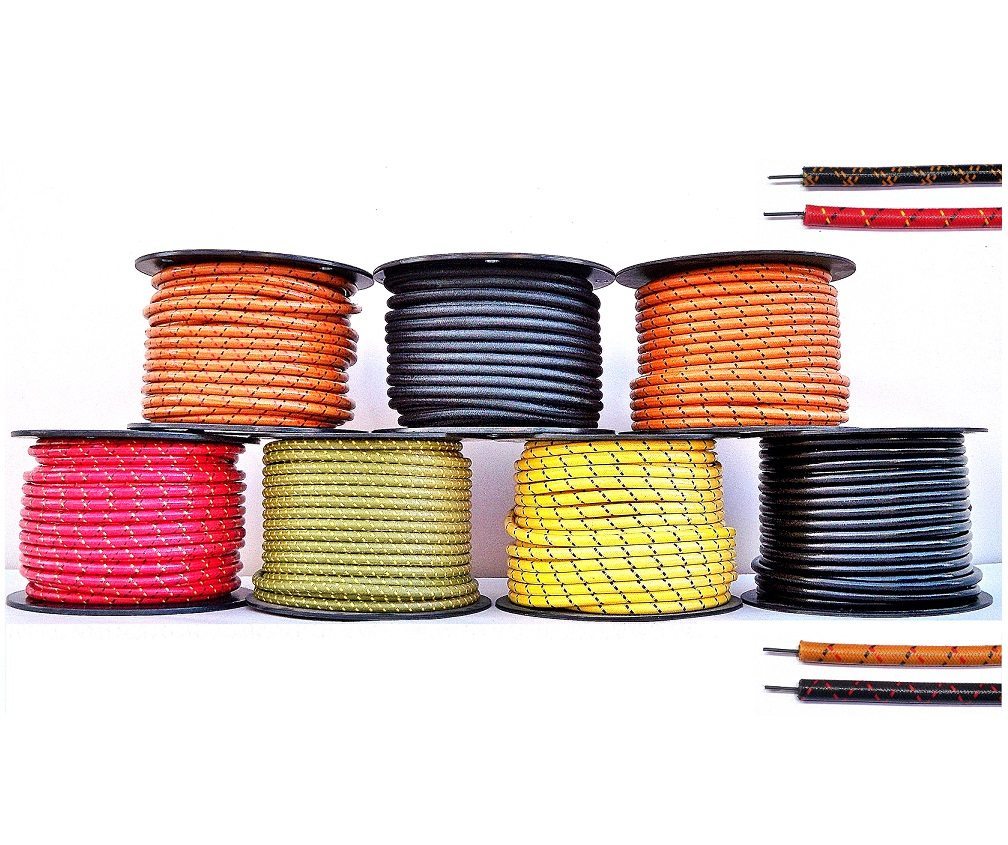 10 Gauge Cotton Braided Primary Wire