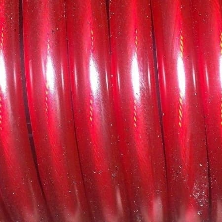 7mm Red Translucent P.V.C. Spark Plug Wire