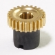 magneto pinion driven gear
