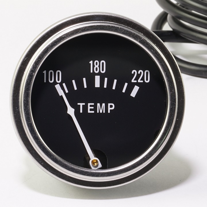 Oil Pressure Oliver Tractor Temp Set White Face Early Ammeter Gauge 