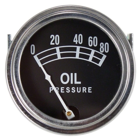 Universal Oil Pressure Gauge (0-80 PSI)