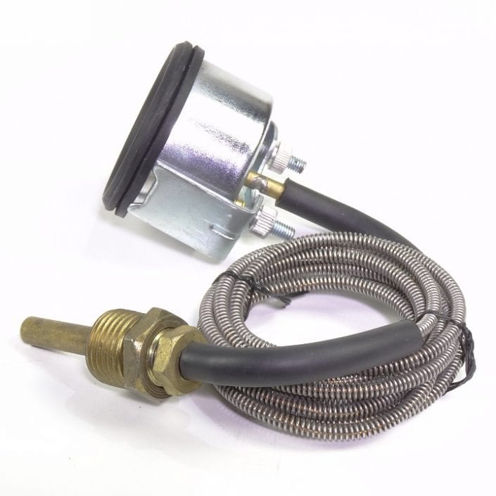 John Deere Water Temperature Gauge (White Face) 6' Lead The Brillman