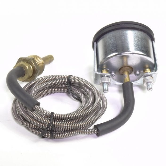 John Deere Water Temperature Gauge (White Face) 6' Lead The Brillman