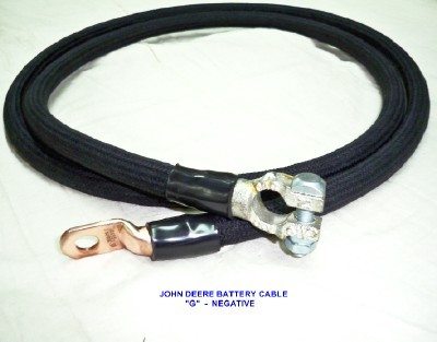 JOHN DEERE G EARLY NEGATIVE BATTERY CABLE