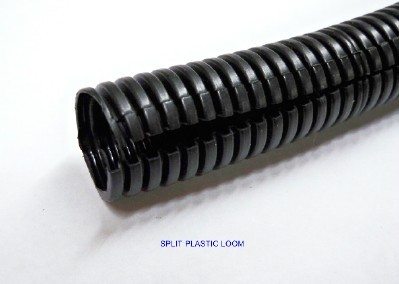 #B9009-005, 3/4" Split Plastic Conduit (Modern Type Wire Loom) (Sold by the Foot)