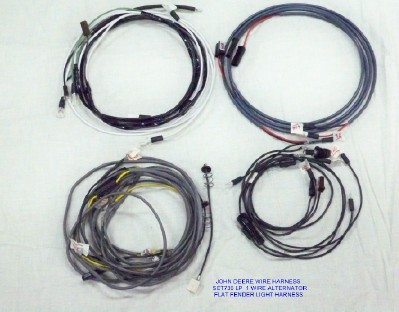 John Deere 730 Gas Complete Wire Harness (With Flat Fender Lighting)