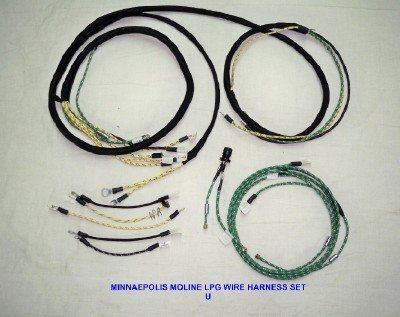 Minnaepolis Moline U LP With Voltage Regulator Wire Harness