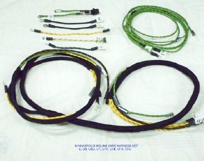 Minnaepolis Moline U Gas With Cutout Wire Harness