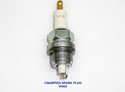 #W89D, Champion Spark Plug (7/8”, Long Electrode)