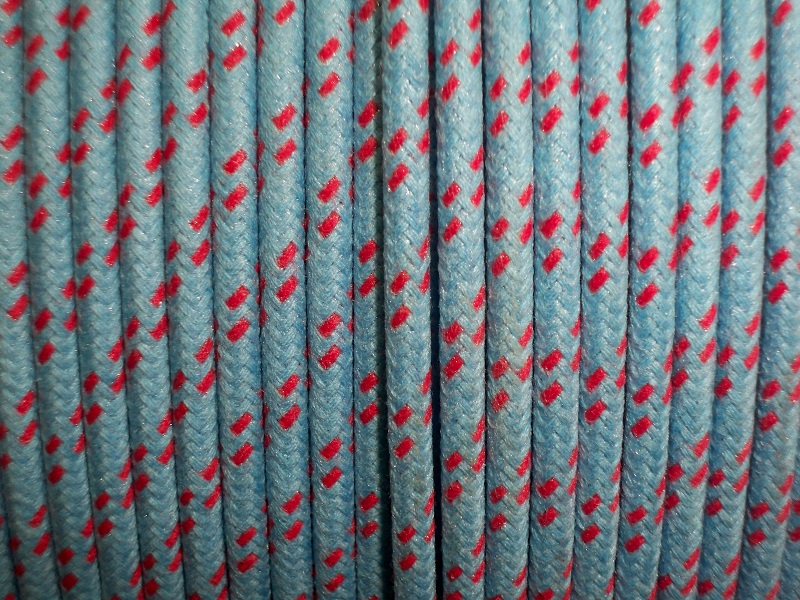 Fabric Wire TUXEDO Cloth Covered Wire 25 ft Braided wire 