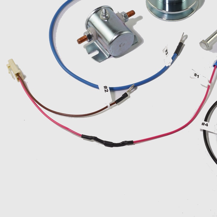 John Deere Alternator Mounting Bracket Adapter, Wiring, & Pulley Kit