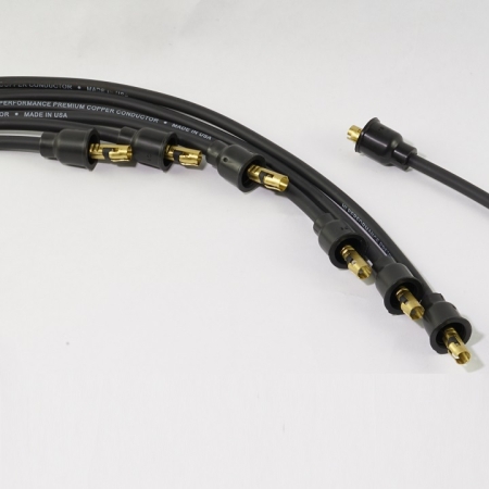 spark plug wires with terminals and boots