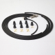 spark plug wire set with coil, boots, and terminals