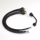 Hercules I.X.A. Spark Plug Wire Set - #B1022-001, ORIGINAL 7mm Cotton Braid Wire (Copper Core)