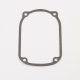Gasket rotated 90 degrees against white background