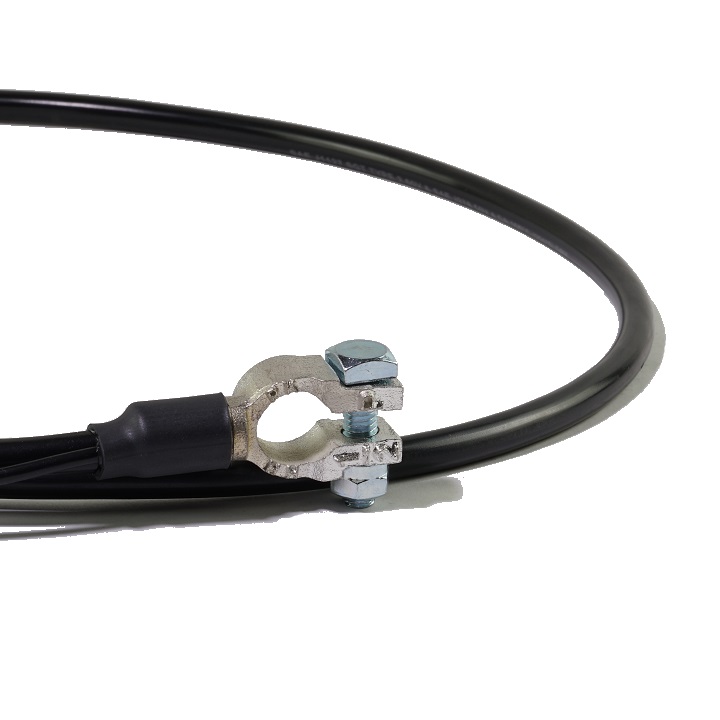 Close-up of battery terminal.