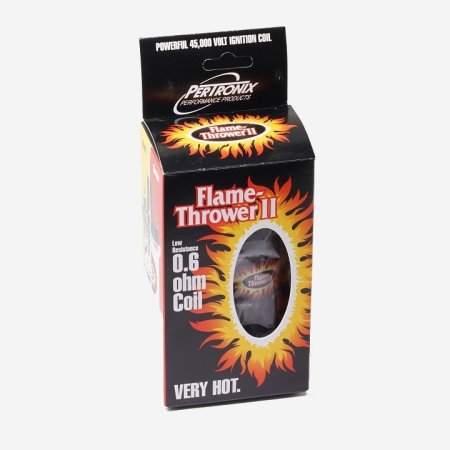 Pertronix Flame Thrower II 0.6 Ohm Black Coil (45,000 Volt) in box