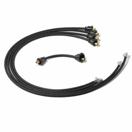 Hercules I.X.A.5, Oliver O.C.3 Spark Plug Wire Set - #B1022-016, ORIGINAL 7mm Cotton Braid Wire (Copper Core)