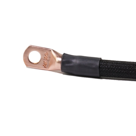A close-up of the battery lug.