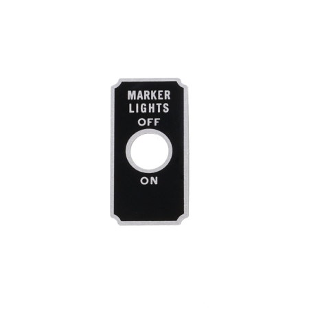 Marker Light Toggle Switch Tag