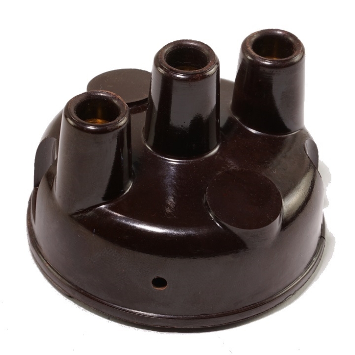 Autolite/Prestolite 2Cylinder Distributor Cap (Original Brown) The