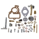 The different components of the kit spread out across a table.