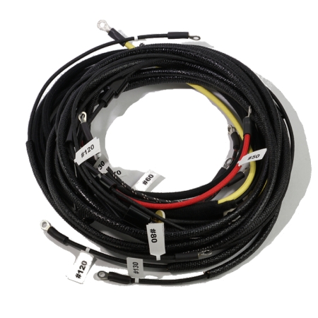 Massey Harris 44 Late Gas Complete Wire Harness (Modified for a 1-Wire Alternator)